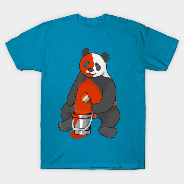 Red Panda T-Shirt by CosmicCritters